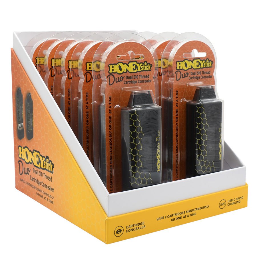 HoneyStick DUO Cartridge Vape - Autodraw Dual 510 Cart Battery(10PC DUO POP) 1 HoneyStick DUO Cartridge Vape - Autodraw Dual 510 Cart Battery(10PC DUO POP)