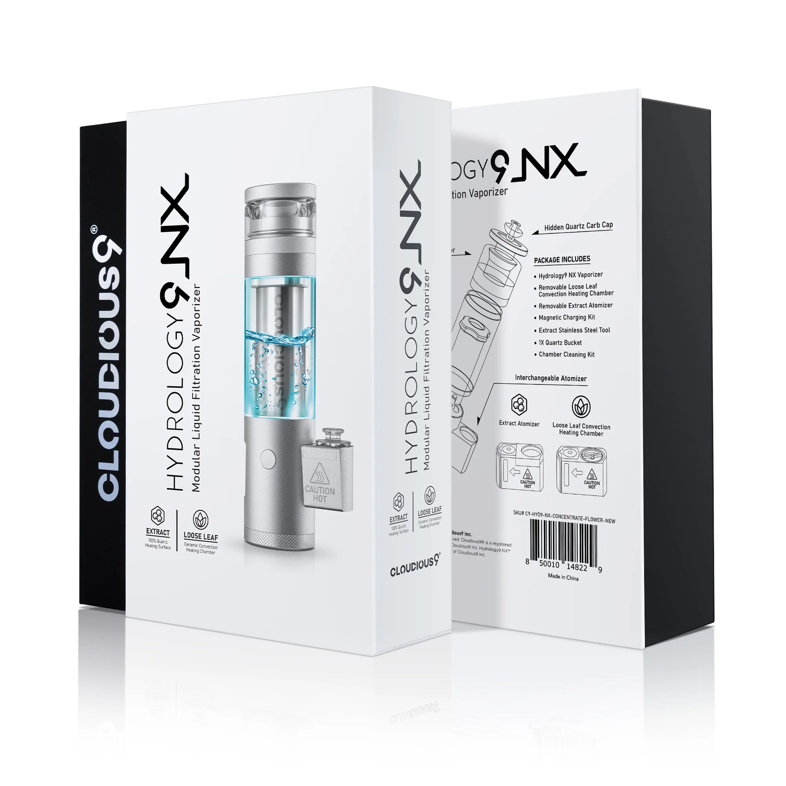 Hydrology9 NX Flower & Concentrate Vaporizer *Classic Silver* 17 Hydrology9 NX Flower & Concentrate Vaporizer *Classic Silver* - Image 17