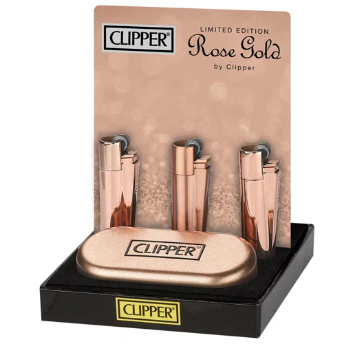 Clipper Metal Flint Lighter - Rose Gold (Limited Edition) 2 Clipper Metal Flint Lighter - Rose Gold (Limited Edition) - Image 2