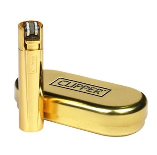 Clipper Metal Flint Lighter - Gold 1 Clipper Metal Flint Lighter - Gold
