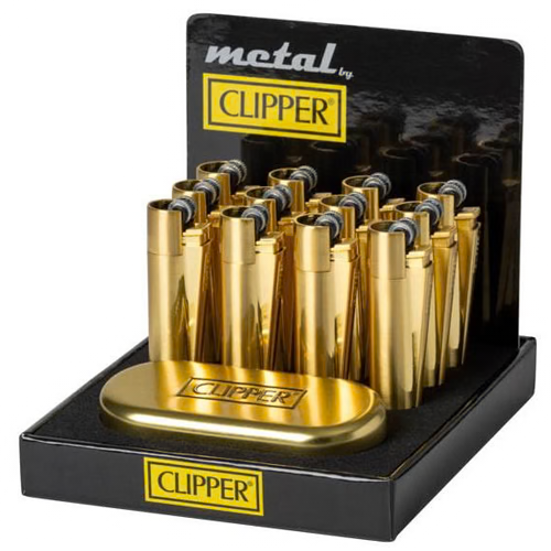 Clipper Metal Flint Lighter - Gold 2 Clipper Metal Flint Lighter - Gold - Image 2