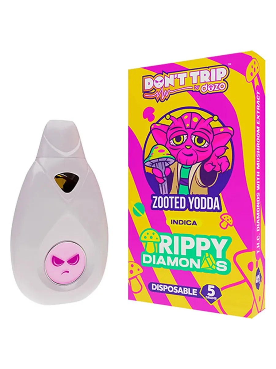Zooted Yodda Dozo Don’t Trip Trippy Diamonds Disposable 5G 1 Zooted Yodda Dozo Don’t Trip Trippy Diamonds Disposable 5G