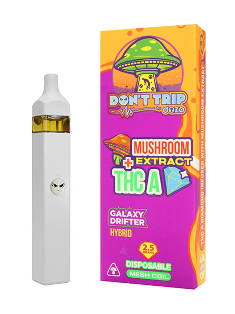 Galaxy Drifter Dozo Mushroom Extract + THC-A Disposable 2.5G 1 Galaxy Drifter Dozo Mushroom Extract + THC-A Disposable 2.5G