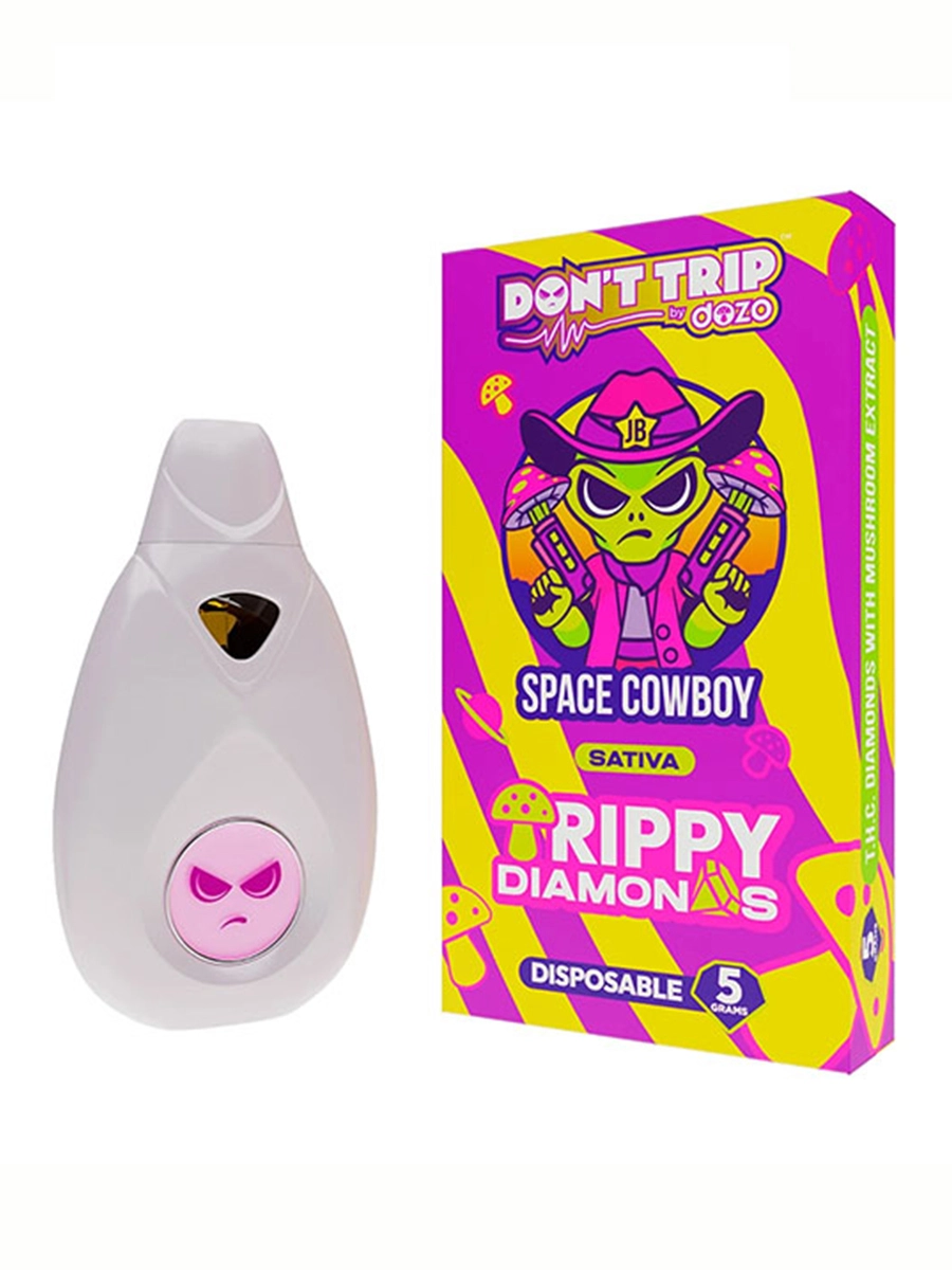 Space Cowboy Dozo Don’t Trip Trippy Diamonds Disposable 5G 1 Space Cowboy Dozo Don’t Trip Trippy Diamonds Disposable 5G