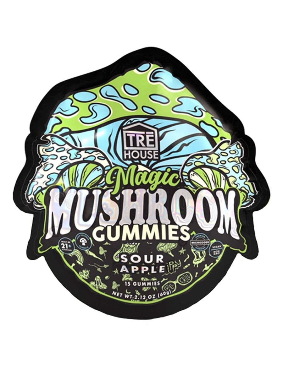 Sour Apple Tre House Magic Mushroom Gummies 1 Sour Apple Tre House Magic Mushroom Gummies