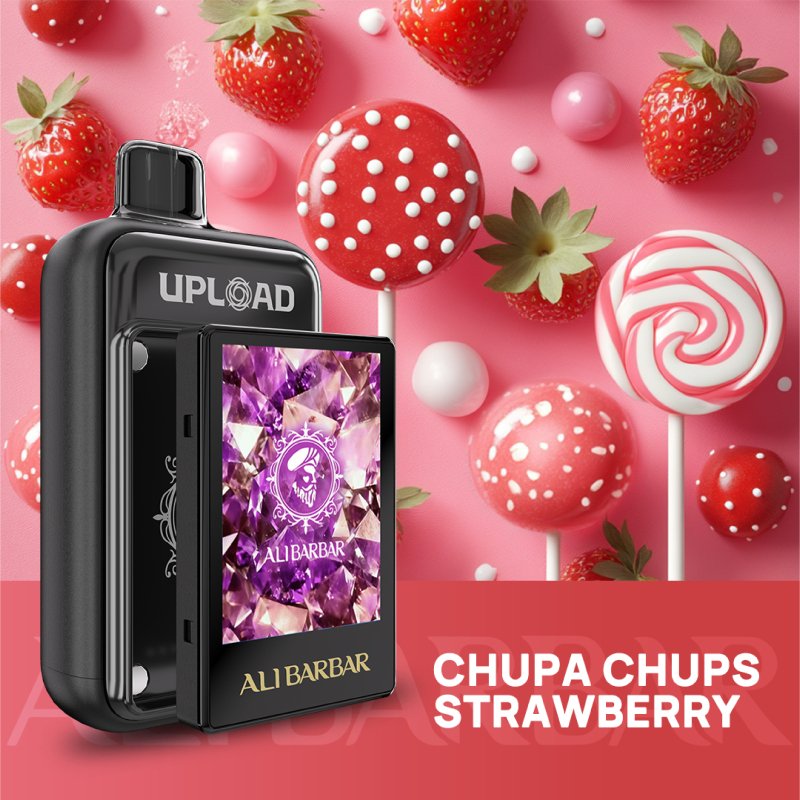 Alibarbar Upload Disposable kits Chupa Chups Strawberry 1 Alibarbar Upload Disposable kits Chupa Chups Strawberry