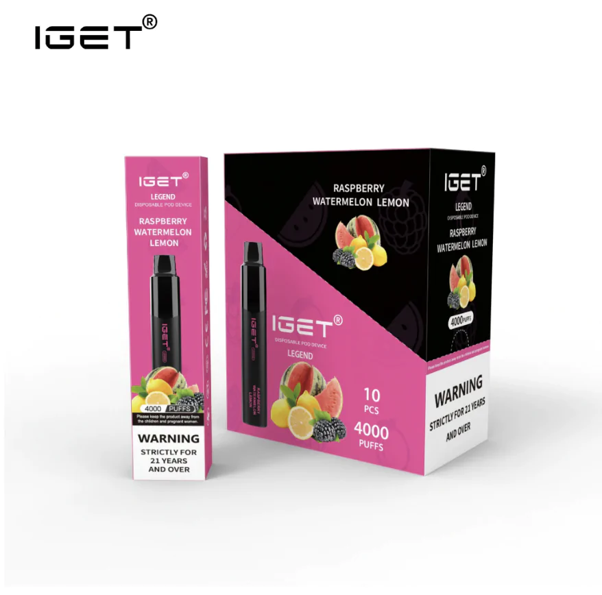 iGET® LEGEND – Raspberry Watermelon Lemon (10PCs) 1 iGET® LEGEND – Raspberry Watermelon Lemon (10PCs)
