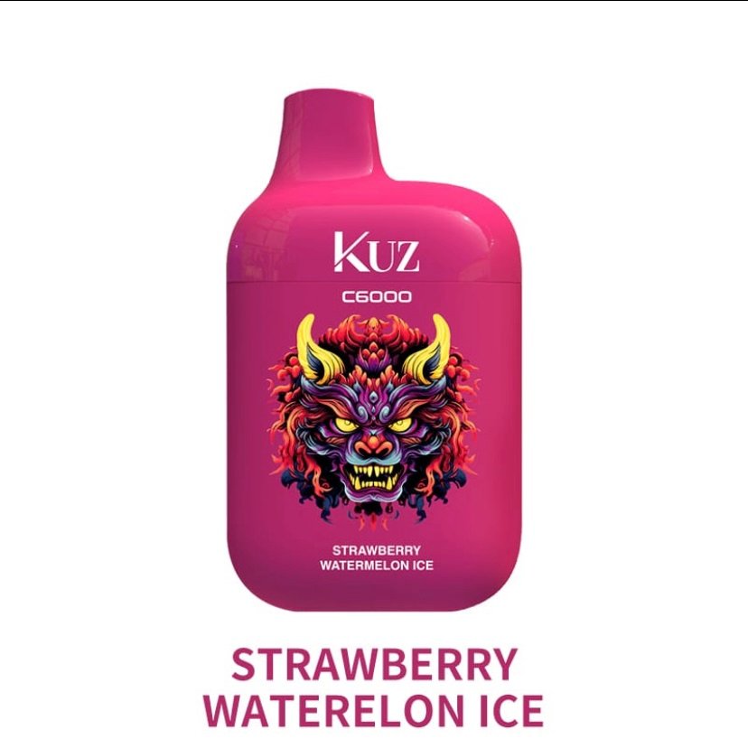 KUZ C6000 PUFFS – STRAWBERRY WATERELON ICE 1 KUZ C6000 PUFFS – STRAWBERRY WATERELON ICE
