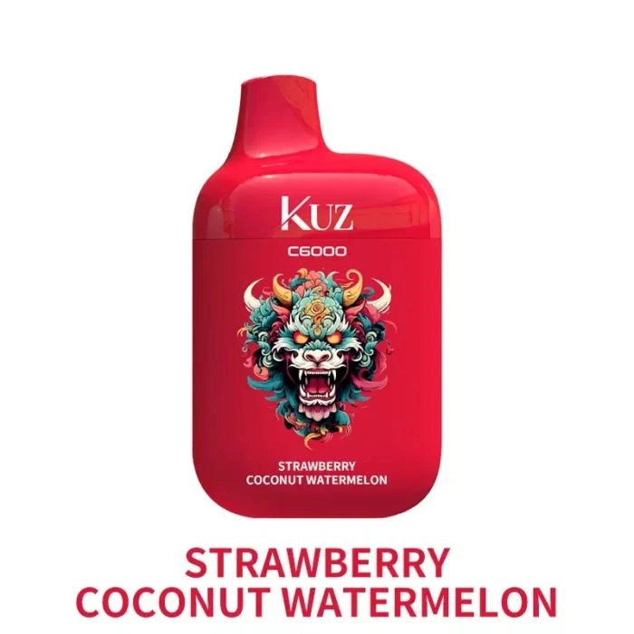 KUZ C6000 PUFFS – STRAWBERRY COCONUT WATERMELON 1 KUZ C6000 PUFFS – STRAWBERRY COCONUT WATERMELON