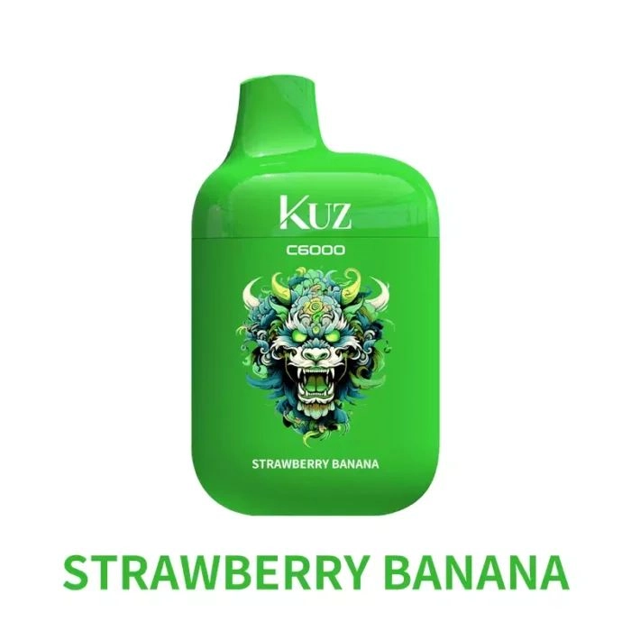 KUZ C6000 PUFFS – STRAWBERRY BANANA 1 KUZ C6000 PUFFS – STRAWBERRY BANANA