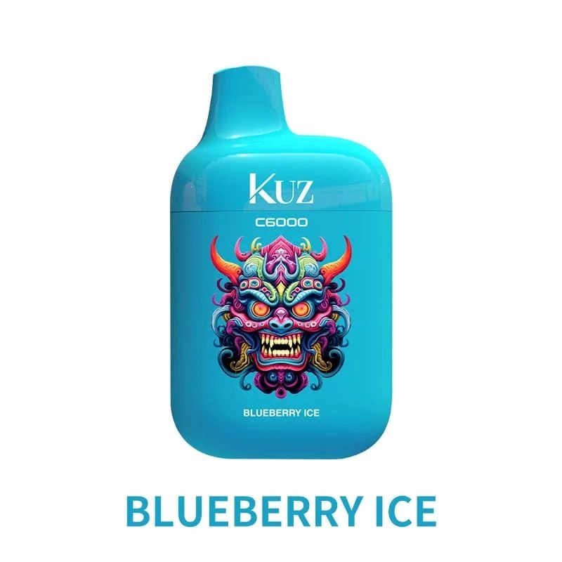 KUZ C6000 PUFFS – BLUEBERRY ICE 1 KUZ C6000 PUFFS – BLUEBERRY ICE