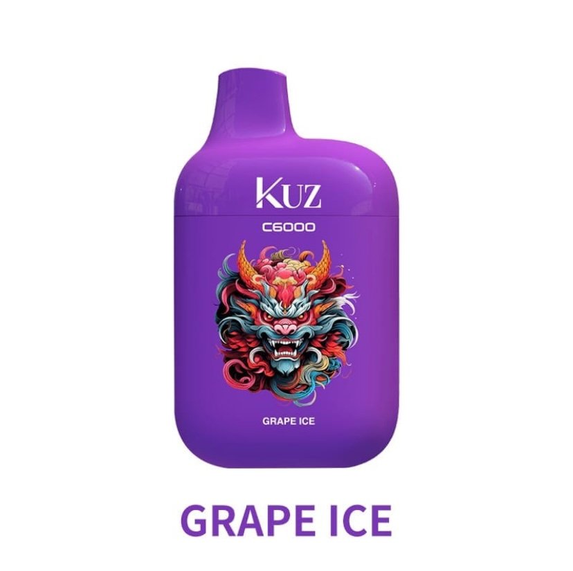 KUZ C6000 PUFFS – GRAPE ICE 1 KUZ C6000 PUFFS – GRAPE ICE