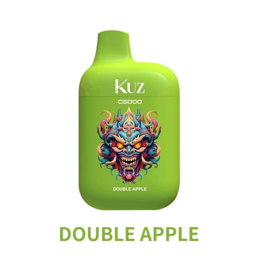 KUZ C6000 PUFFS – DOUBLE APPLE 1 KUZ C6000 PUFFS – DOUBLE APPLE
