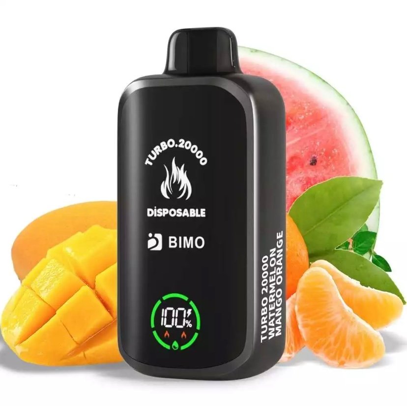 BIMO Turbo 20000 Puffs – Watermelon Mango Orange 1 BIMO Turbo 20000 Puffs – Watermelon Mango Orange