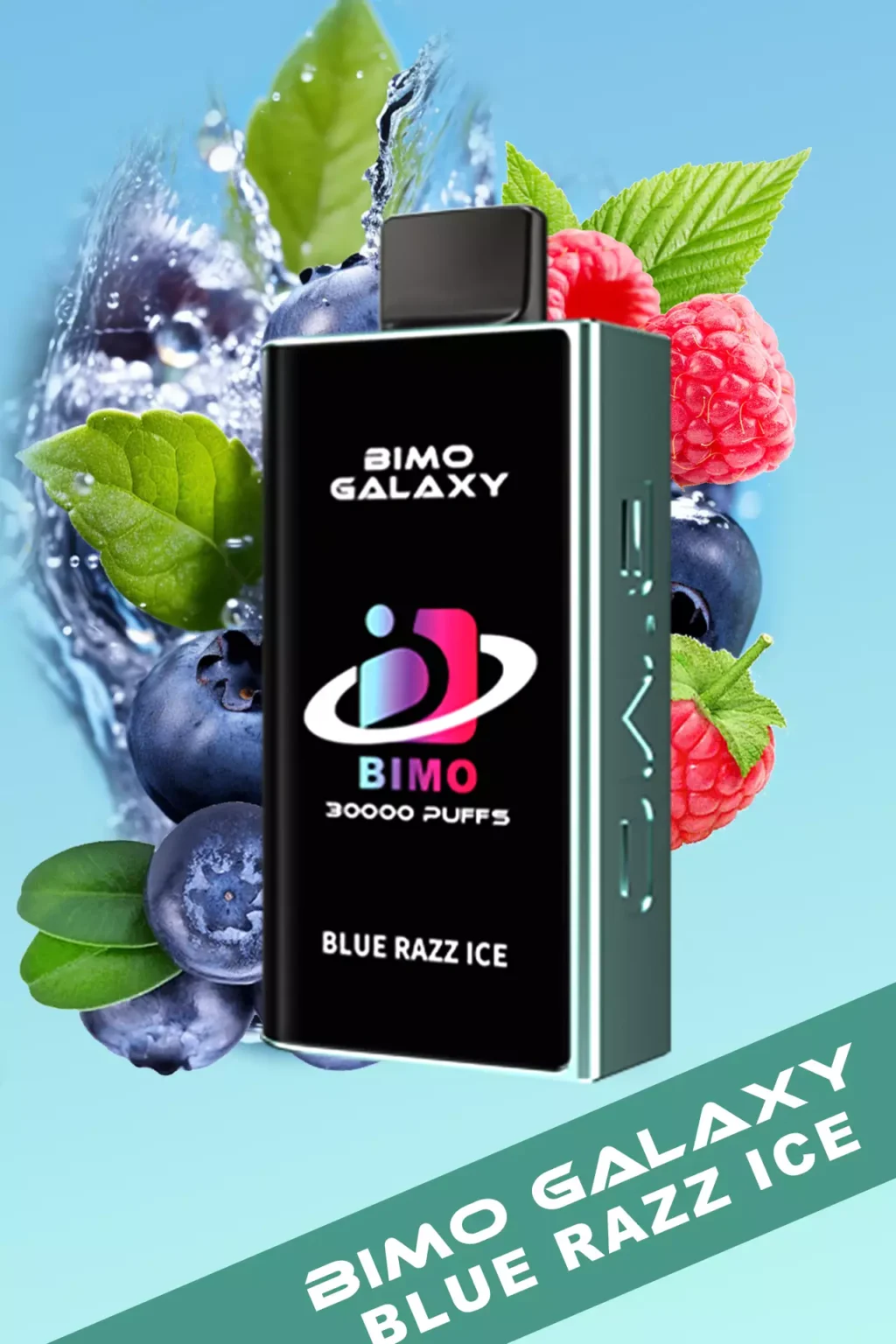 BIMO Galaxy 30000 Puffs – Blue Razz Ice 1 BIMO Galaxy 30000 Puffs – Blue Razz Ice