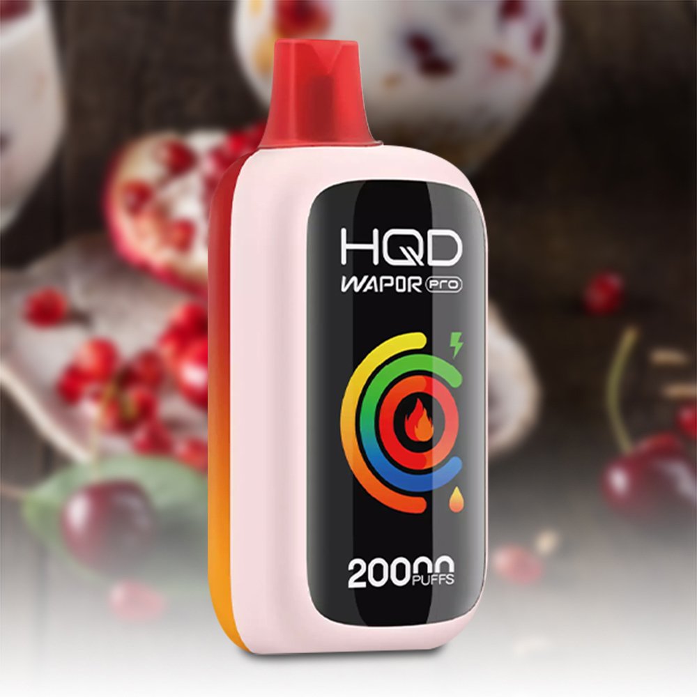 HQD Cuvie Slick 20000 Puffs Cherry Pomegranate 1 HQD Cuvie Slick 20000 Puffs Cherry Pomegranate