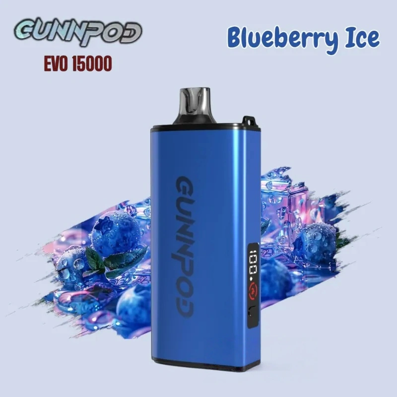 Gunnpod EVO Blueberry Ice 15000 1 Gunnpod EVO Blueberry Ice 15000