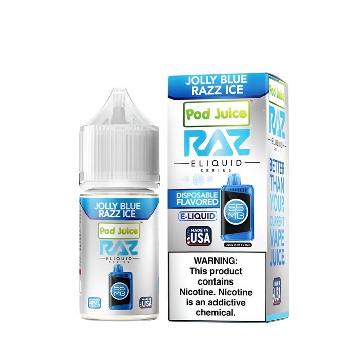 Pod Juice x Raz Salt Nicotine Vape Juice 4 Pod Juice x Raz Salt Nicotine Vape Juice - Image 4