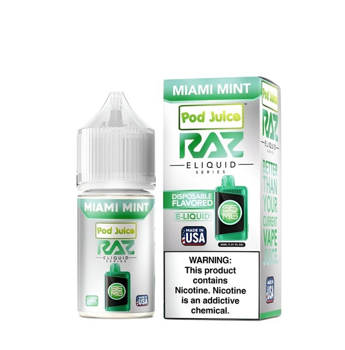 Pod Juice x Raz Salt Nicotine Vape Juice 3 Pod Juice x Raz Salt Nicotine Vape Juice - Image 3