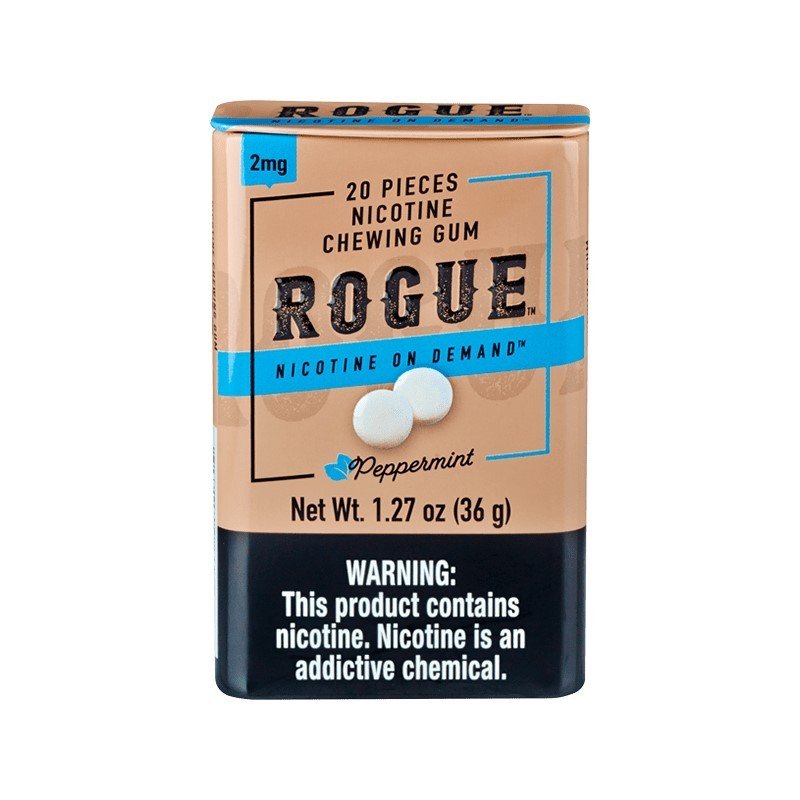 Rogue Peppermint Nicotine Gum 1 Rogue Peppermint Nicotine Gum