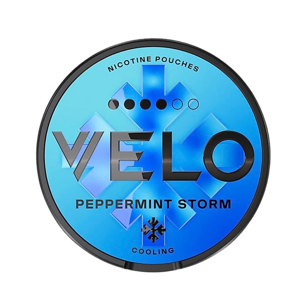 Velo Nicotine Pouches Peppermint Storm 11mg 1 Velo Nicotine Pouches Peppermint Storm 11mg