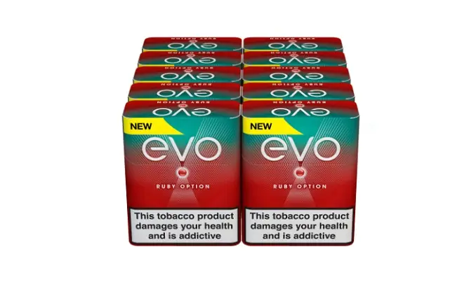 Ploom EVO Tobacco Sticks Ruby Option x 10 (Carton) (200 Sticks) 1 Ploom EVO Tobacco Sticks Ruby Option x 10 (Carton) (200 Sticks)