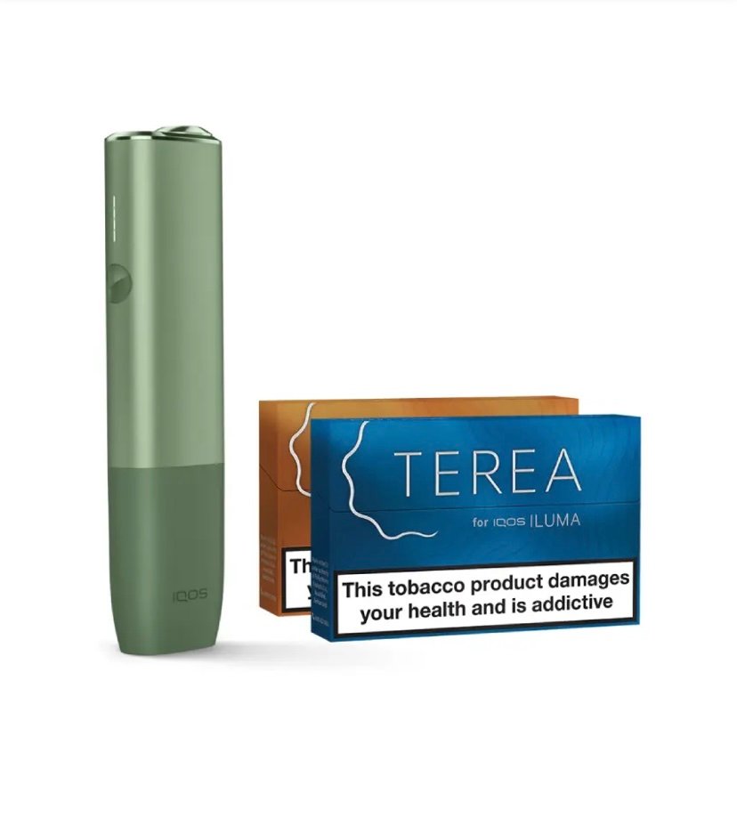 IQOS ILUMA ONE Kit - Moss Green & Two Packs of Terea 1 IQOS ILUMA ONE Kit - Moss Green & Two Packs of Terea