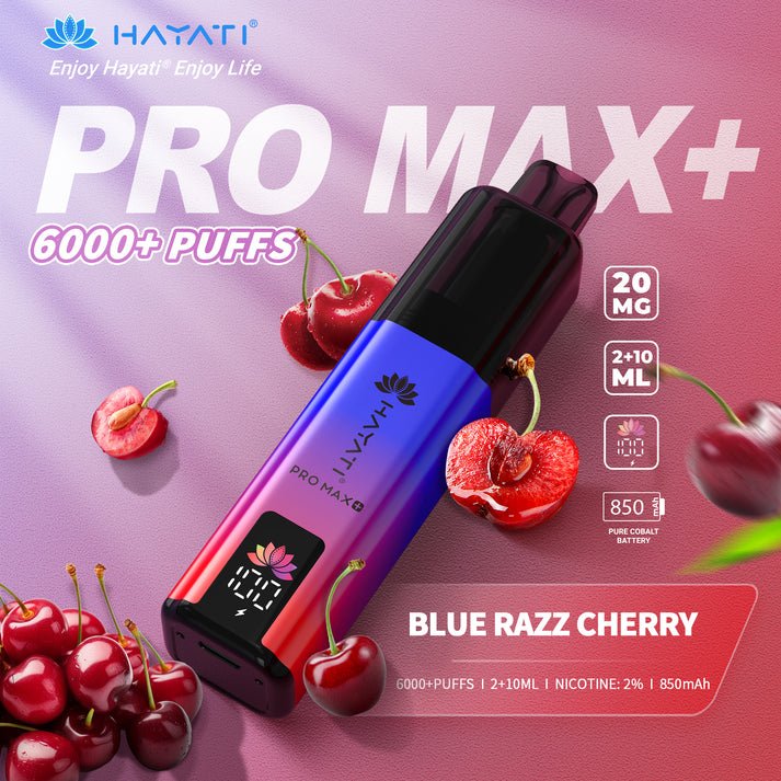 Hayati Pro Max Plus Blue Razz Cherry 1 Hayati Pro Max Plus Blue Razz Cherry