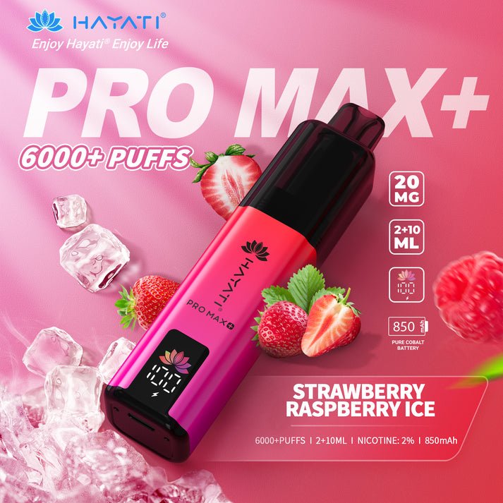 Hayati Pro Max Plus Strawberry Raspberry Ice 1 Hayati Pro Max Plus Strawberry Raspberry Ice