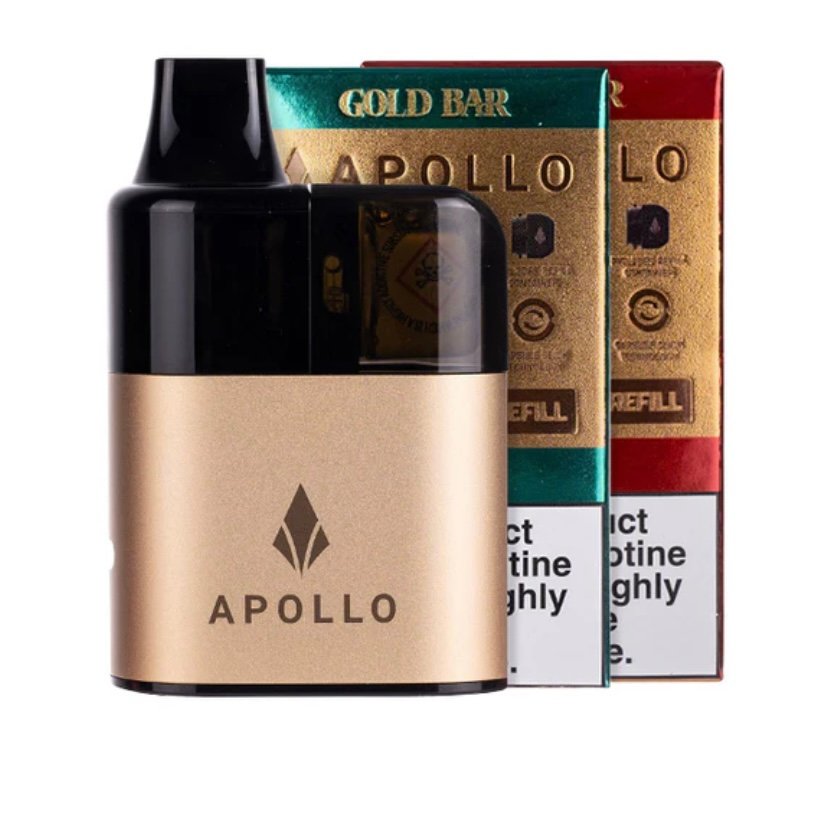 Gold Bar Apollo 20k Pod Kit Bundle 1 Gold Bar Apollo 20k Pod Kit Bundle