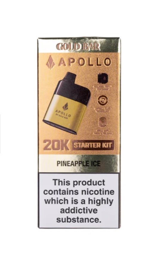 Gold Bar Apollo 20k Pod Kit Bundle 6 Gold Bar Apollo 20k Pod Kit Bundle - Image 6