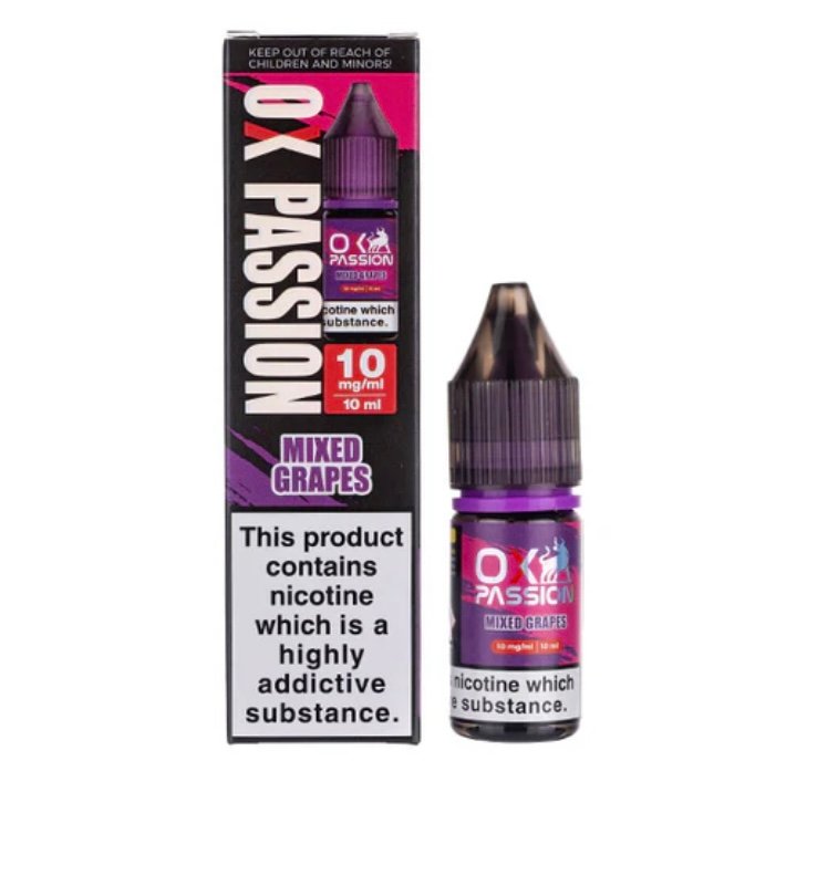Mixed Grapes Nic Salt E-Liquid by Oxva Ox Passion 1 Mixed Grapes Nic Salt E-Liquid by Oxva Ox Passion