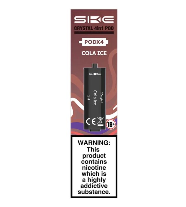 SKE Crystal 2400 4 in 1 Prefilled Pods - 4PK 2 SKE Crystal 2400 4 in 1 Prefilled Pods - 4PK - Image 2