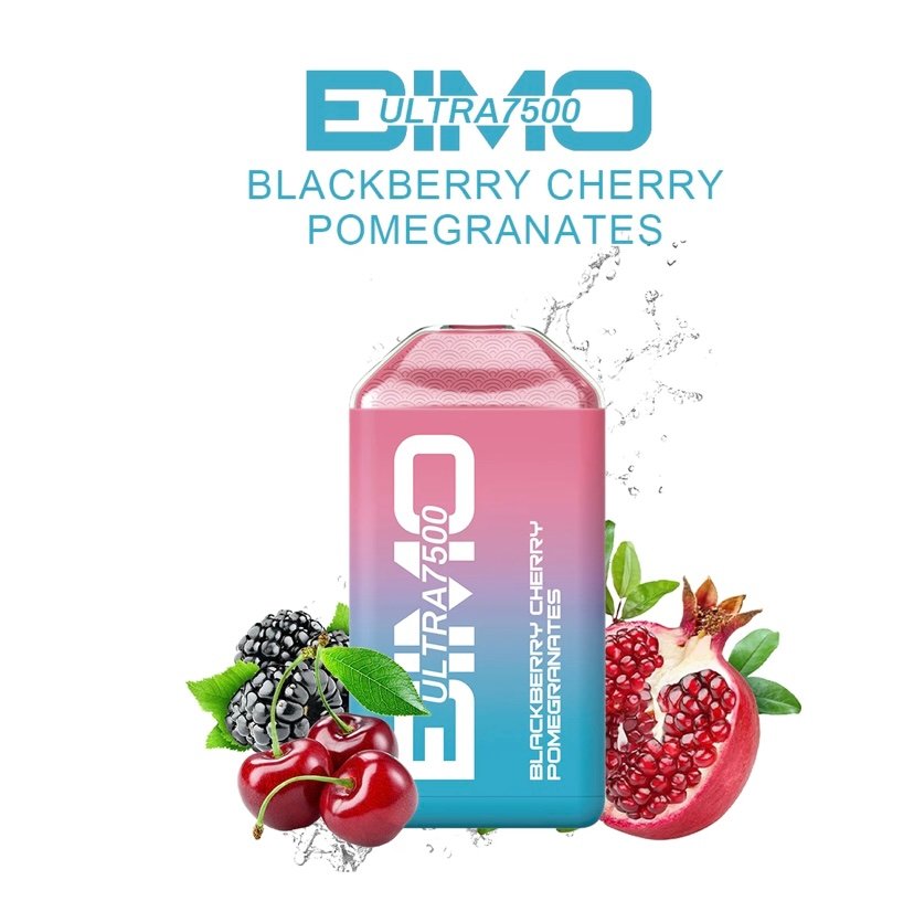 BIMO Ultra 7500 Puffs – Blackberry cherry pomegranate 1 BIMO Ultra 7500 Puffs – Blackberry cherry pomegranate
