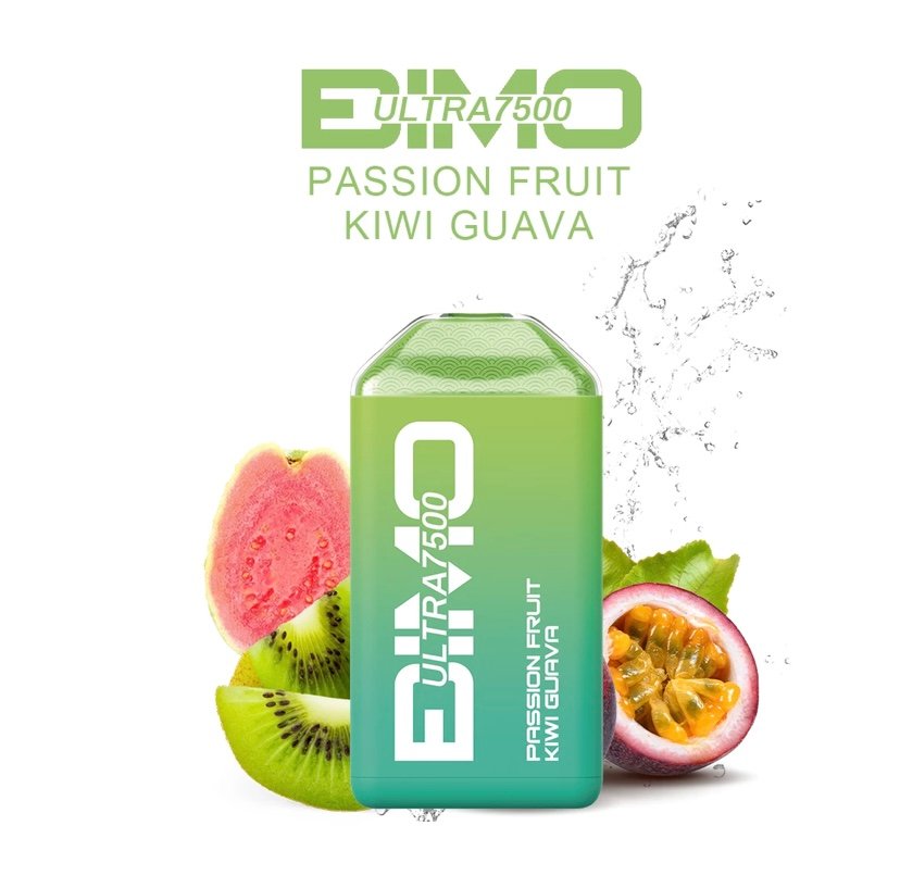 BIMO Ultra 7500 Puffs – Passion fruit Kiwi Guava 1 BIMO Ultra 7500 Puffs – Passion fruit Kiwi Guava