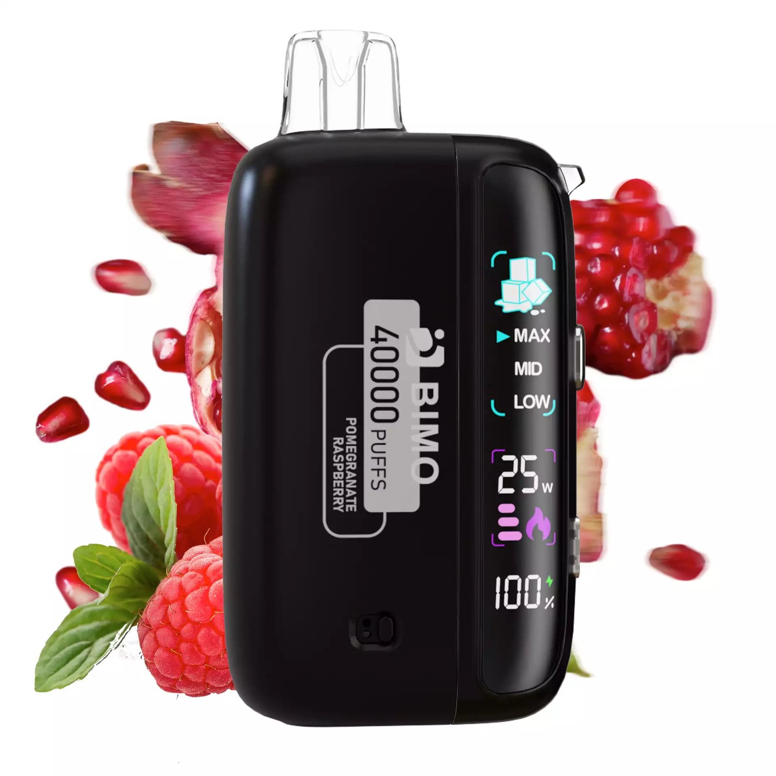 BIMO Felxy 40000 Pod – Pomegranate Raspberry 2 BIMO Felxy 40000 Pod – Pomegranate Raspberry - Image 2