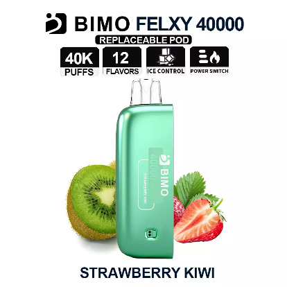 BIMO Felxy 40000 Pod – Strawberry Kiwi 1 BIMO Felxy 40000 Pod – Strawberry Kiwi
