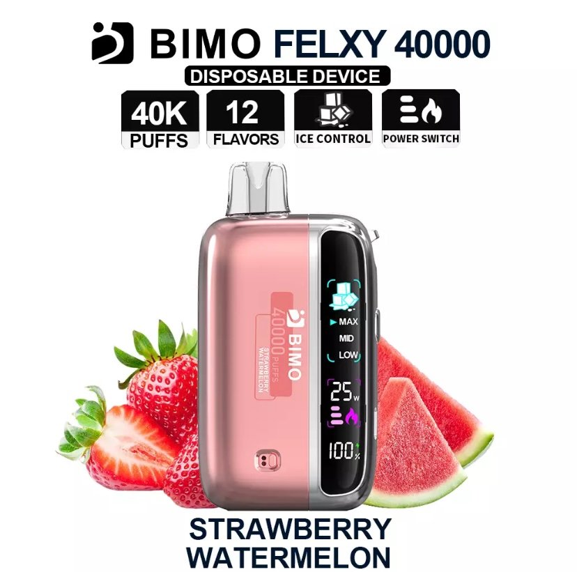 BIMO Felxy 40000 Pod – Strawberry Watermelon 1 BIMO Felxy 40000 Pod – Strawberry Watermelon