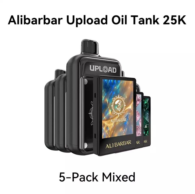 ALIBARBAR UPLOAD 25000 PUFFS – 5 Pack 1 ALIBARBAR UPLOAD 25000 PUFFS – 5 Pack