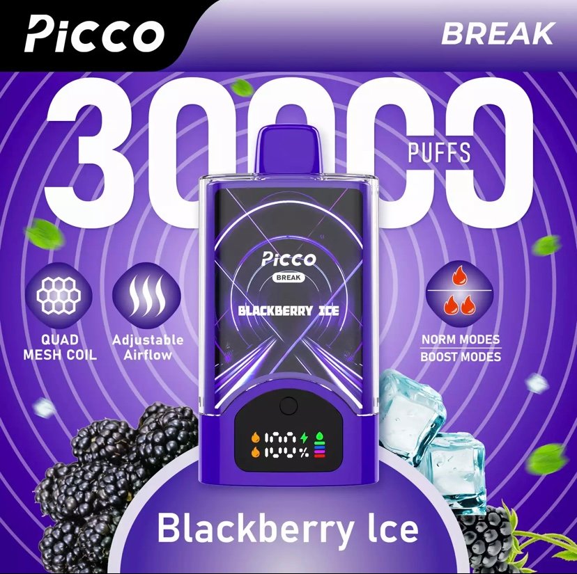 Picco Break 30000 Puffs – Blackberry Ice 1 Picco Break 30000 Puffs – Blackberry Ice