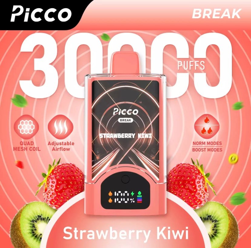 Picco Break 30000 Puffs – Strawberry Kiwi 1 Picco Break 30000 Puffs – Strawberry Kiwi