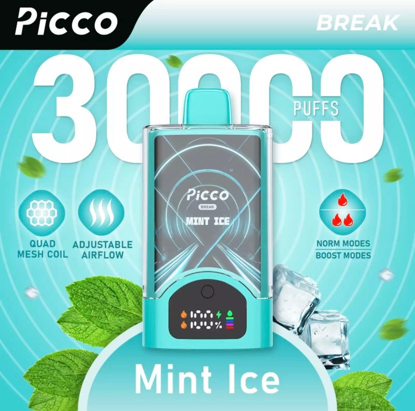 Picco Break 30000 Puffs – Mint Ice 1 Picco Break 30000 Puffs – Mint Ice