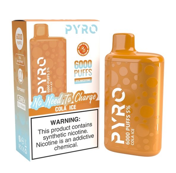 PYRO 6000 PUFF Cola Ice 1 PYRO 6000 PUFF Cola Ice
