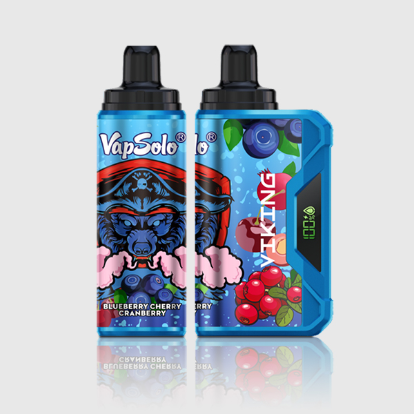 VapSolo VIKING 12000 Puffs Blueberry Cherry Cranberry 2 VapSolo VIKING 12000 Puffs Blueberry Cherry Cranberry - Image 2