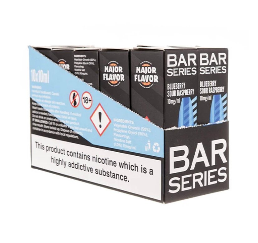 Bar Series Nic Salt E-Liquids - Pack of 10 1 Bar Series Nic Salt E-Liquids - Pack of 10