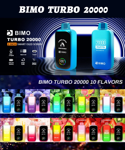 BIMO Turbo 20000 Puffs – 5 Pack 2 BIMO Turbo 20000 Puffs – 5 Pack - Image 2