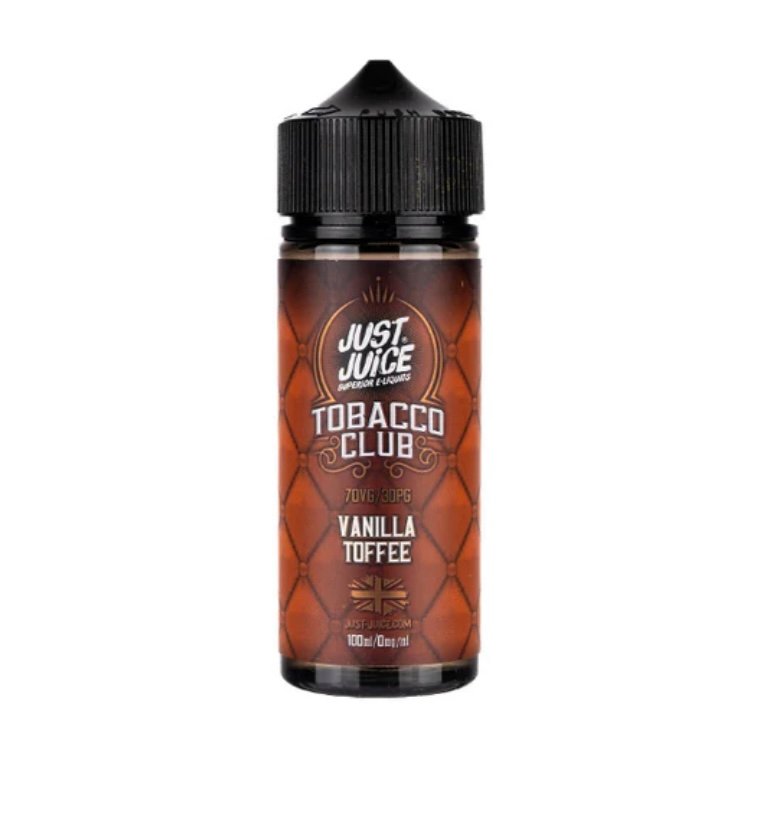 Vanilla Toffee Tobacco 100ml Shortfill E-Liquid by Just Juice 1 Vanilla Toffee Tobacco 100ml Shortfill E-Liquid by Just Juice