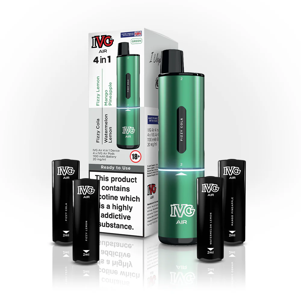 IVG AIR 4 IN 1 GREEN STARTER KIT 1 IVG AIR 4 IN 1 GREEN STARTER KIT