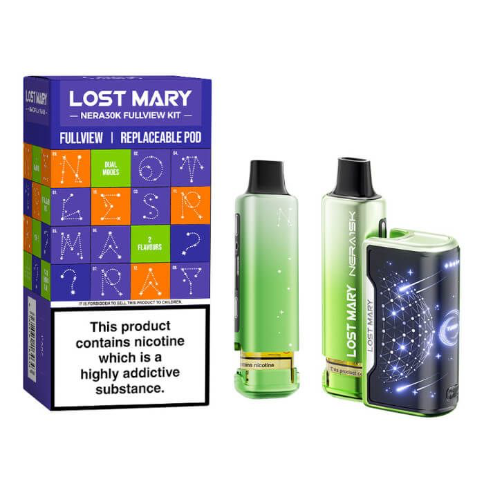 Lost Mary NERA30K Prefilled Vape Kit Stargazer Green Edition 1 Lost Mary NERA30K Prefilled Vape Kit Stargazer Green Edition