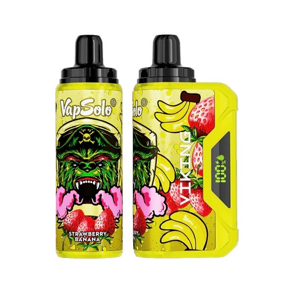VapSolo VIKING 12000 Puffs Strawberry Banana 1 VapSolo VIKING 12000 Puffs Strawberry Banana